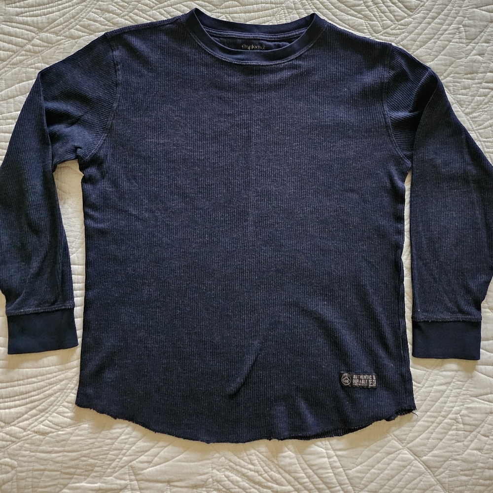 5 For $20 Gap Navy Waffle Knit Long Sleeve T Shirt